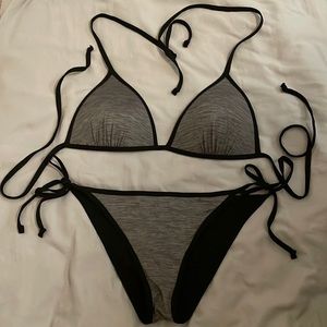 Heather gray h&m bikini set